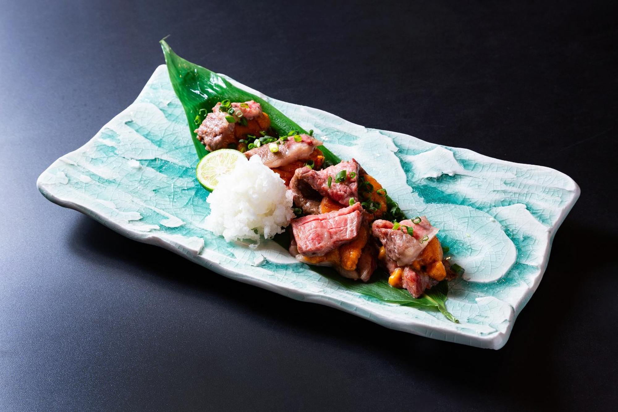 Good Nature Hotel Kyoto Buitenkant foto A plate of omakase